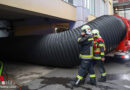 Oö: Großlüfter bei Dehnfugenbrand in Vöcklabruck im Einsatz