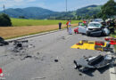 Nö: Tödliche Frontalkollision in Traisen und Rettungsfahrzeug auf Anfahrt in Unfall verwickelt