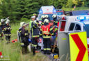 Oö: Motorradunfall in Kurve der B 126 bei Bad Leonfelden → Fahrer über Böschung gestürzt