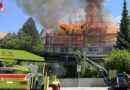 Schweiz: Dachstuhlfeuer während Renovierungsarbeiten an Wohnhaus in Bäretswil