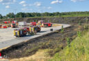 D: Flächenbrand auf der Autobahn bei Kaltenkirchen → knapp 200 Einsatzkräfte