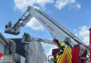 Oö: Alarmstufe-II-Auslösung bei Brand in Tischlerei in Fraham