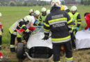 Stmk: Lenker in Flatschach (Spielberg) aus Unfallfahrzeug befreit