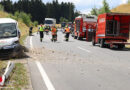 Oö: Versetzte Frontalkollision zwischen Kleintransporter und Pkw in Edt bei Lambach