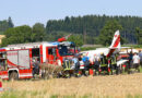 Oö: Kleinflugzeug beim Landeanflug in Laakirchen über Landebahn hinausgeschossen