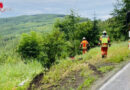 Stmk: Mit Pkw bei Krieglach in Böschungs-Waldstück gelandet