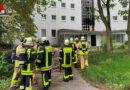 D: Berg an Unrat brannte in leerstehendem Hochhaus in Gladbeck