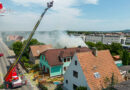 Nö: Fordernder Wohnhaus-Dachstuhlbrand in Krems an der Donau