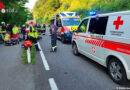 Nö: Zusammenstoss zwischen Pkw gegen Motorrad fordert einen Schwerverletzten