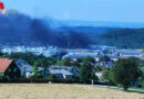 Oö: Großbrand am Gelände des BMW Werks in Steyr