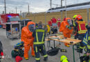 Nö: Gefahrguteinsatz nach Austritt von Batteriesäure am Bahnhof in Schwechat