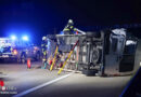 Oö: Acht teils Schwerverletzte bei Kleinbus-Kleintransporter-Unfall auf der A 1 in Eggendorf im Traunkreis