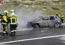 Schweiz: Während dem Fotografieren auf dem Bernina Hospiz ging Auto in Flammen auf