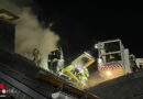 D: Dachstuhlbrand beschäftigt Feuerwehr Marienheide über gesamte Nacht