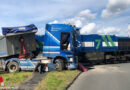 D: Ein Leichtverletzter nach Verkehrsunfall zwischen Lkw und Lok in Orsoy