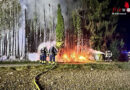 Nö: In Brand geratener Stromkasten setzt Hecke in Haidershofen in Brand