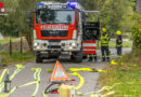 Oö: Hauptgasleitung in Ufer (Alkoven) bei Baggerungsarbeiten aufgerissen