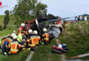 Schweiz: Muli gerät trotz Zusatzräder ins Rutschen und stürzt um → Landwirt (49) eingeklemmt