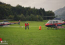 Sbg: Waldbrand-Einsatz am Untersberg in Großgmain → zwei Hubschrauber unterstützten Brandbekämpfung