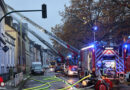 D: Brand im Dachstuhl eines Mehrfamilienhauses in Essen → zwei Drehleitern eingesetzt