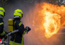 D: 46 Flotwedeler Atemschutzträger trainierten im Brandübungscontainer