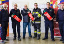 Nö: Feuerlöscherspende von der Firma Brandschutz Jost für St. Veiter Feuerwehrkameraden