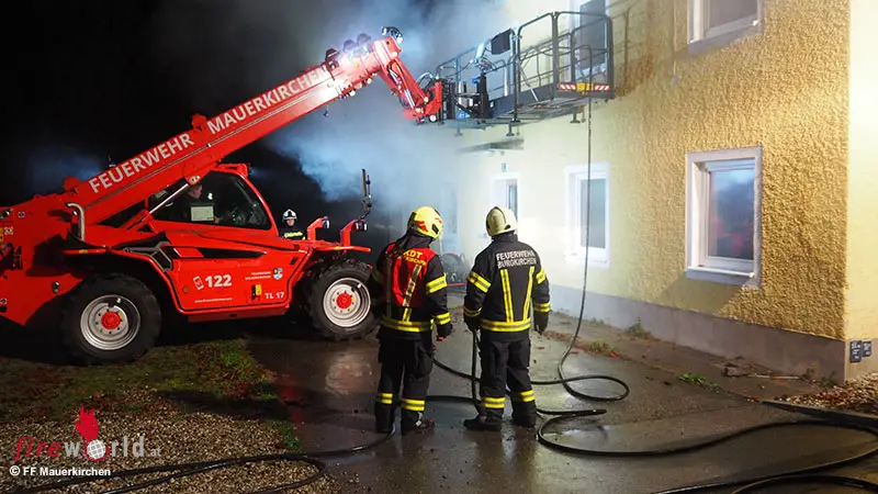 Oö: Atemschutzübung Der Feuerwehren Burgkirchen Und Mauerkirchen Mit ...