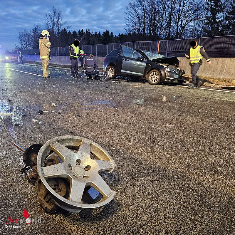 Sbg: "Verkehrsunfall Geisterfahrer" Auf Der Tauernautobahn Bei Kuchl → ...