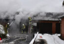 D: Garage gerät in Brand – Feuerwehr in Sittensen kann übergreifen auf Mehrfamilienhaus verhindern