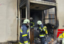 Ktn: Brennender Balkon an Mehrfamilienhaus in Feistritz / Drau