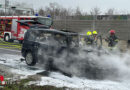 Nö: Fahrzeugbrand auf der S1 bei Schwechat