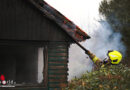 D: Brand in Schrebergarten in Wildeshausen