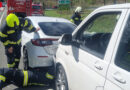 Oö: Zwei verkeilte Pkw nach Auffahrunfall auf der B 145 in Bad Ischl