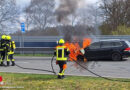 D: Brennender Pkw bei A1 Ausfahrt Stuckenbostel