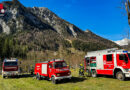 Oö: Feuerwehrmitglied entdeckt Vegetationsbrand in Hinterstoder