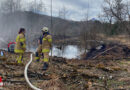 Sbg: Flächenbrand in Grödig → Schilf in Flammen