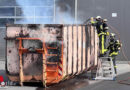 D: Brennender Großcontainer in Bochum