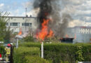 D: Vollbrand einer Gartenlaube in Kaiserslautern