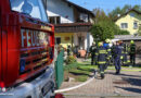 Oö: Drei Feuerwehren bei Kellerbrand in Einfamilienhaus in Pucking im Einsatz