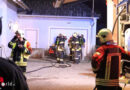 Nö: Feuer an Hackschnitzelheizung in Wohnhaus in Perschling