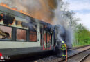 D: Brennende S-Bahn-Garnitur in Erkrath → Fw-Mann erleidet Schwächeanfall