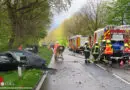 D: Schwere Pkw-Kollision mit einem lebensgefährlich Verletzten und zwei Schwerverletzten in Ahlhorn