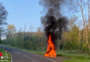 D: Quad in Berschweiler bei Baumholder in Flammen aufgegangen