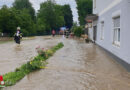 Stmk: Schwere Regenfälle sorgen am 28. Mai 2024 für Überflutungen in Burgau