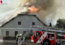 Nö: Großbrand auf Bauernhof in Großrut / Obritzberg-Rust