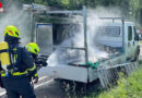 Nö: Brand auf der Ladefläche eines Transporters in Purgstall