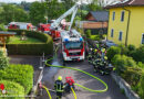 Oö: Vier Feuerwehren zu Zimmerbrand in Sierning alarmiert