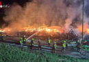 Schweiz: Totalschaden bei Scheunen-Großbrand in Wattwil