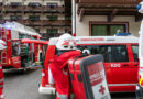 Tirol: Großübung der Feuerwehr Tux mit dem Roten Kreuz in einem Hotel