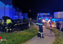 Nö: Unfall-Bergearbeiten und Pkw-Unfall durch medizinischen Notfall in Gloggnitz